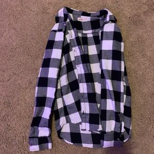 Black and White flannel